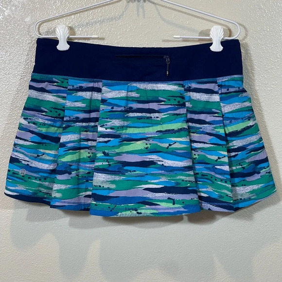 Lululemon Pace Rival Skirt II (Regular) Seven Wonders Multi / Hero Blue - Picture 3 of 13